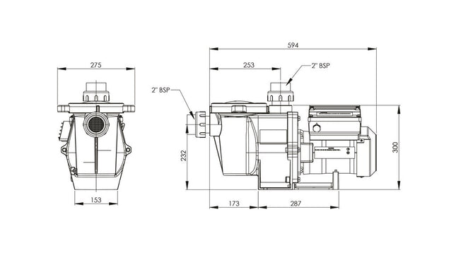 Pentair - Pompa per piscina Intelliflo VSFD 