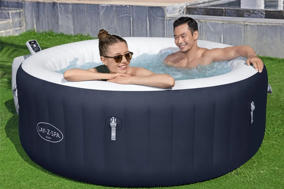 Aufblasbarer Whirlpool Lay-Z Spa Miami EnergySense Airjet – 4 Personen