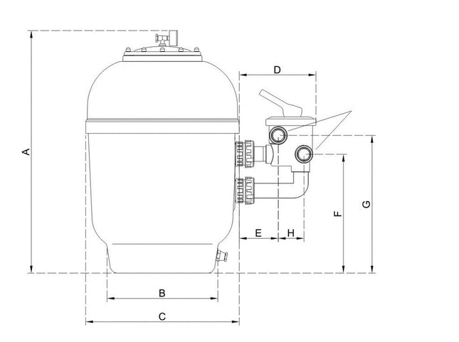 Filtre à montage latéral PPG 520 