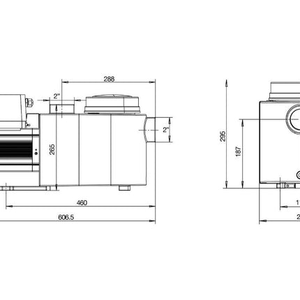 Aquagem - Bomba para piscina Inverpro 26m³/h