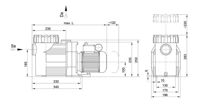 Pompe de piscine Badu Prime Eco VS 