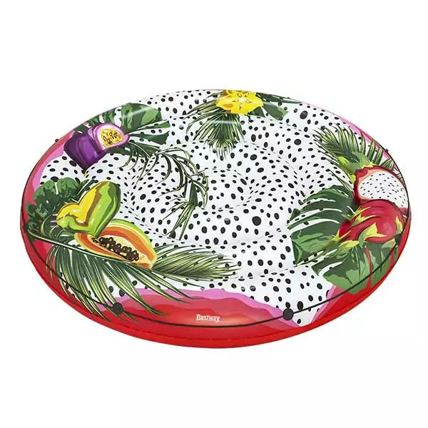 Bestway Luchtbed Fruits of Paradise Island – 2-Persoons Tropisch Zwemparadijs