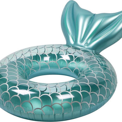 Anillo de natación inflable de sirena