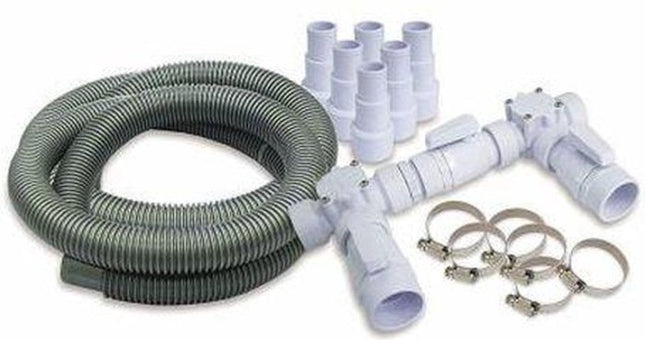 Bypass klep set ( 2 x 3 weg klep + 2 x slang (91 cm ) )