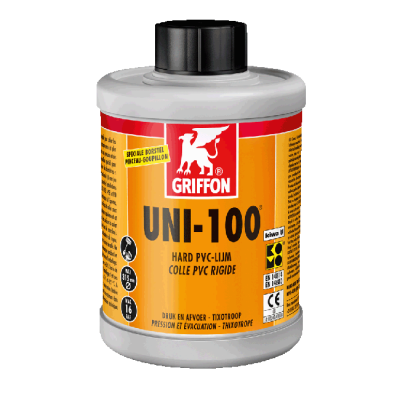 Griffon UNI-100 Pegamento PVC Duro 500ml