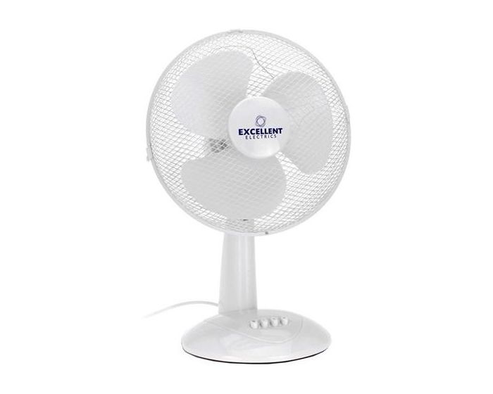 Tafelventilator wit 30 cm