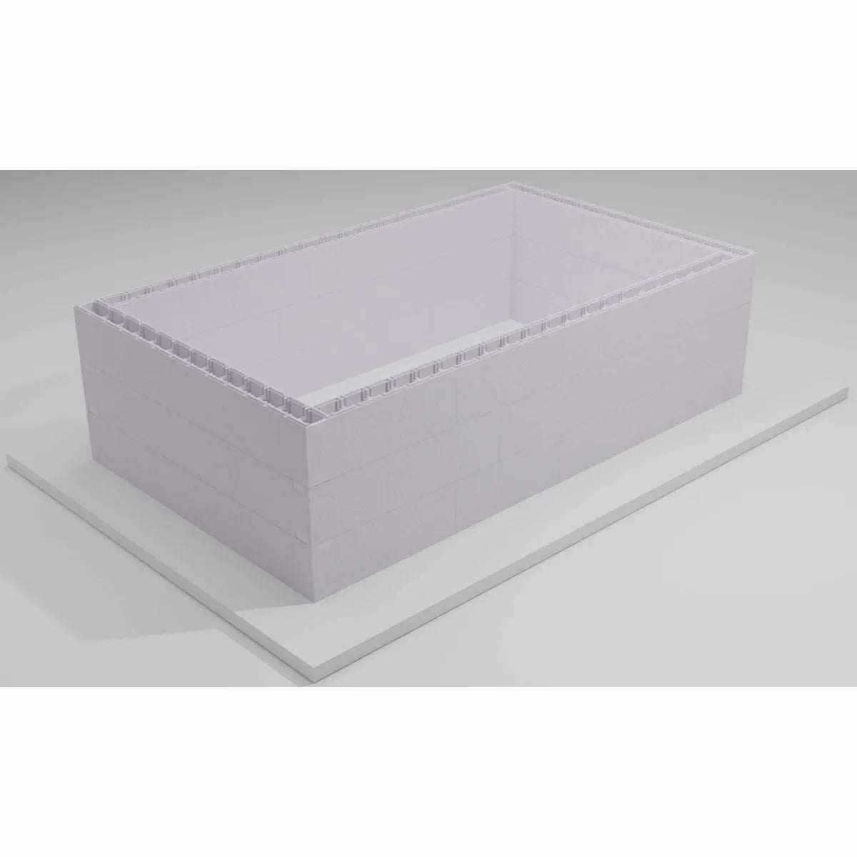 High Density Polystyreen zwembad zelfbouwpakket - 10,00 x 5,00 x 1,50 m