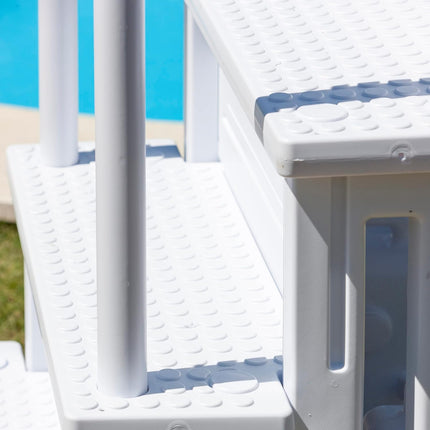 Escaleras para piscina de polietileno - 4 peldaños 