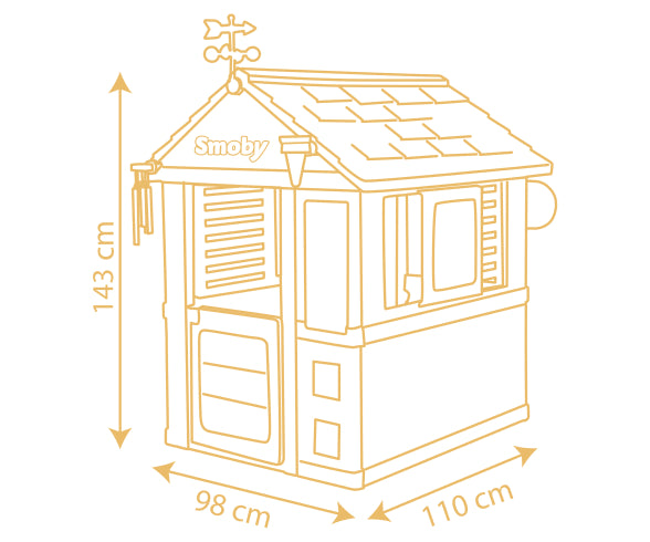 Smoby 4 Seasons speelhuis