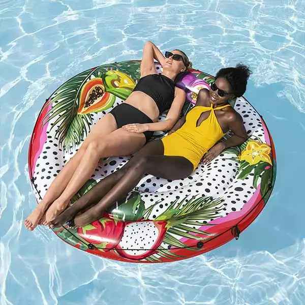 Bestway Luchtbed Fruits of Paradise Island – 2-Persoons Tropisch Zwemparadijs