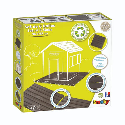 Smoby vloerplaat-set ( 6 stuks van 45 x 45 cm )