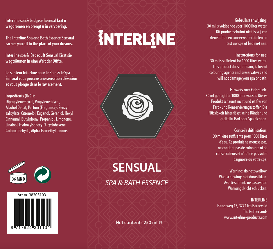 Interline Spageur - Sensual - 250 ml