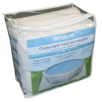 Interline Sunlake piscina metálica ovalada 975 cm x 490 cm x 132 cm paquete completo 