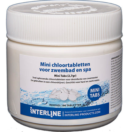 Interline Mini Quick Chlortabletten – 180 Stück à 2,7 Gramm – NL 