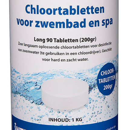 Comprimés de chlore Interline 1 kg (200 grammes)