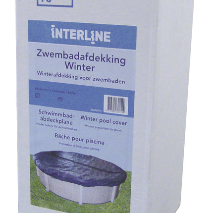 Couverture d'hiver sans maille pour piscine ronde Ø 730 cm