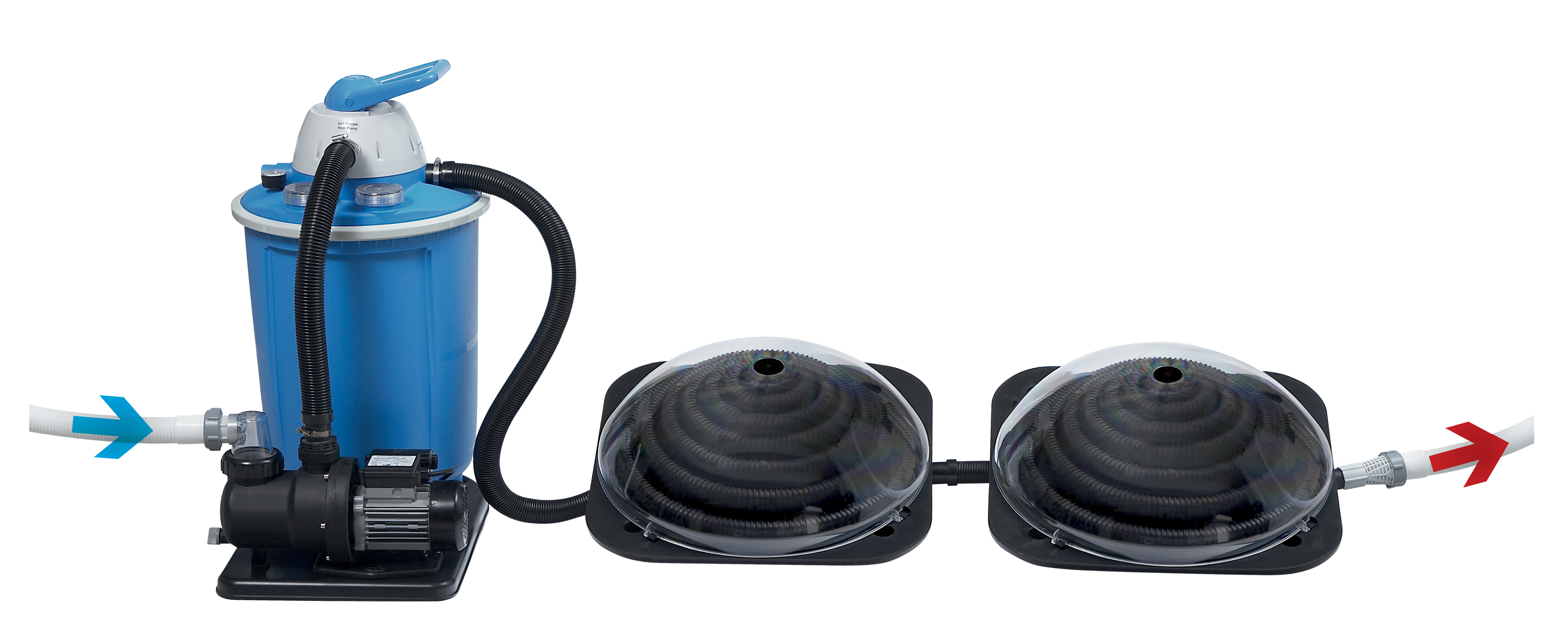Interline Solarheizung Dome 5L Schwarz
