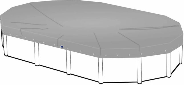 Winterzeil voor ovaal zwembad  500 cm x 300 cm