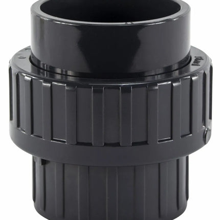 PVC 3/3 koppeling 50mm lijmverbinding x binnendraad 1 1/2"