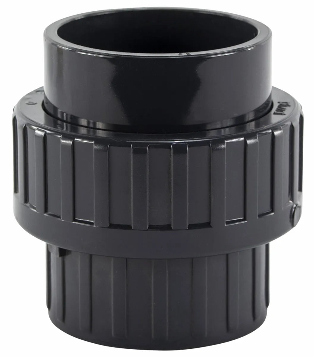 PVC 3/3 koppeling 50mm lijmverbinding x binnendraad 1 1/2"