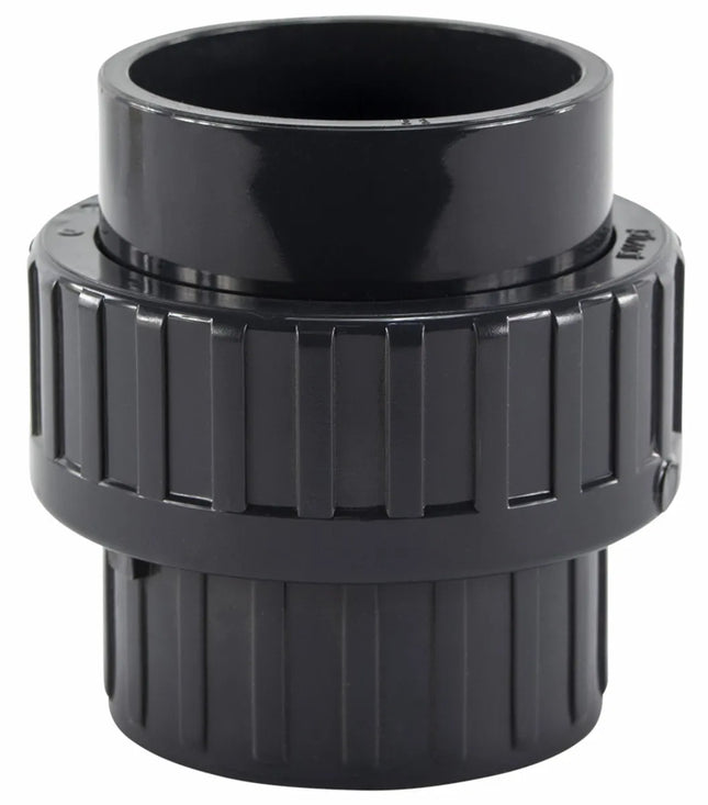 PVC 3/3 koppeling 50mm lijmverbinding x binnendraad 1 1/2"