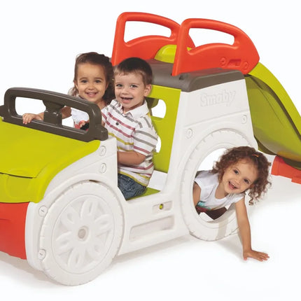 Smoby Adventure Car met glijbaan en zandbak