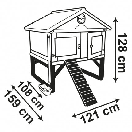 Cabaña Smoby Chicken Coop Cluck Cluck