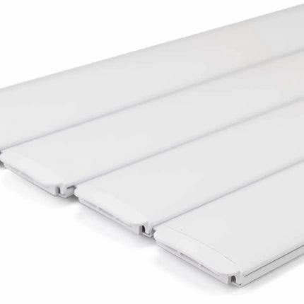 Doghe in PVC AQS - Bianco al m2