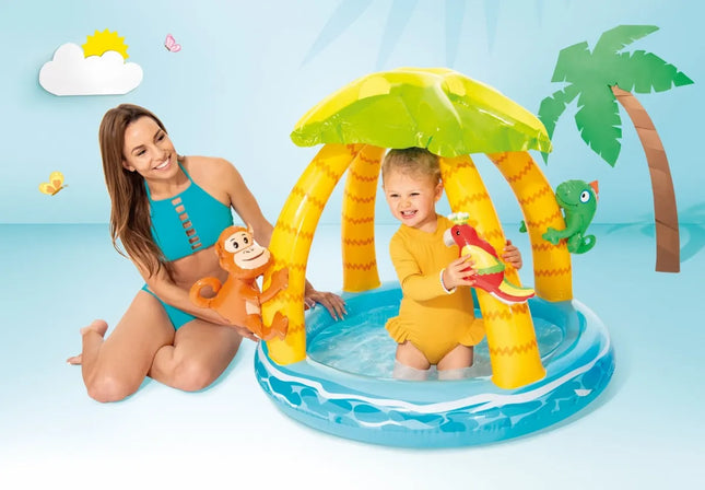 Piscina para bebés Intex Tropical Island 102 x 86 cm