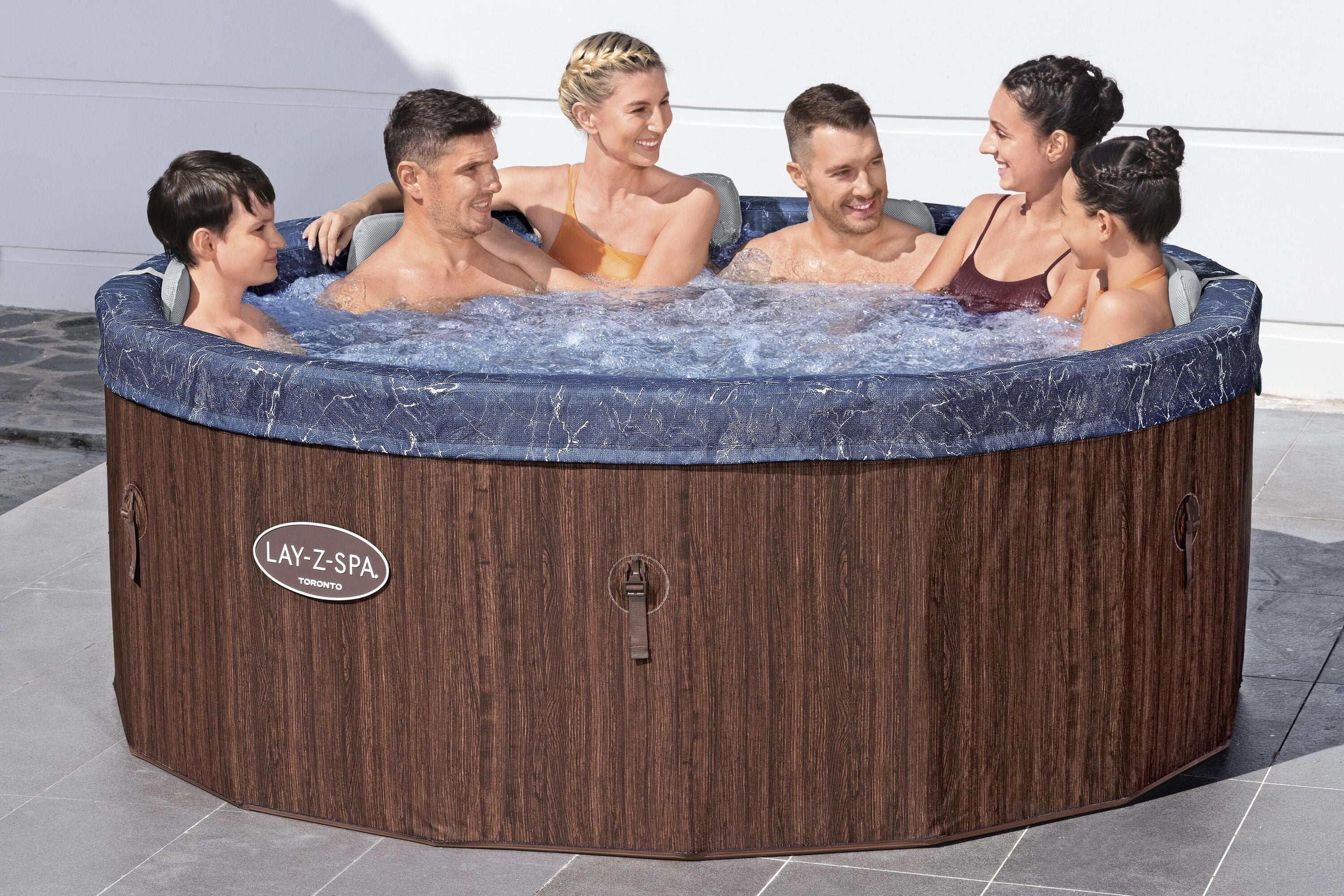 Lay-Z Spa Toronto AirJet opbouw spa - 7 persoons met ingebouwde pomp