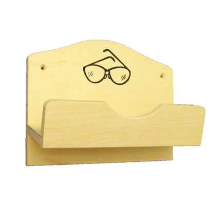 Brillenhalter aus Holz für 1 Brille 