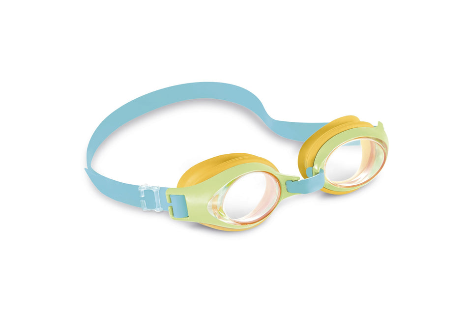 Lunettes de natation Intex Junior - Bleu/Vert/Jaune