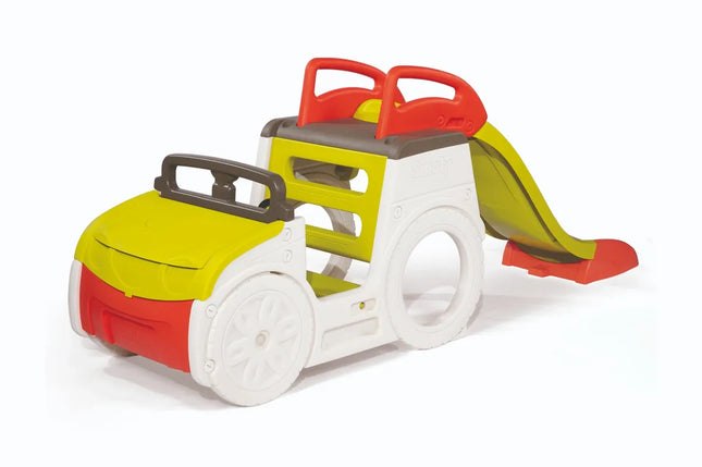 Smoby Adventure Car avec toboggan et bac à sable