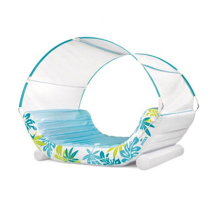 Salón inflable con dosel tropical Intex