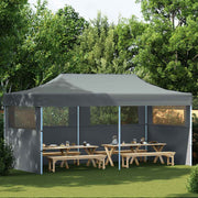 Partytent Pop-Up Inklapbaar Met Zijwanden 3X6 M