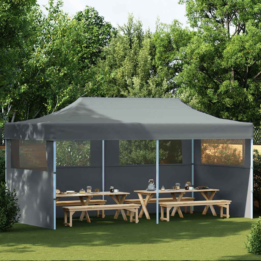 Partytent Pop-Up Inklapbaar Met Zijwanden 3X6 M