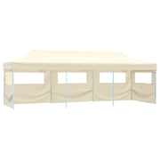 Vouwtent Pop-Up Met 5 Zijwanden 3X9 M Crème