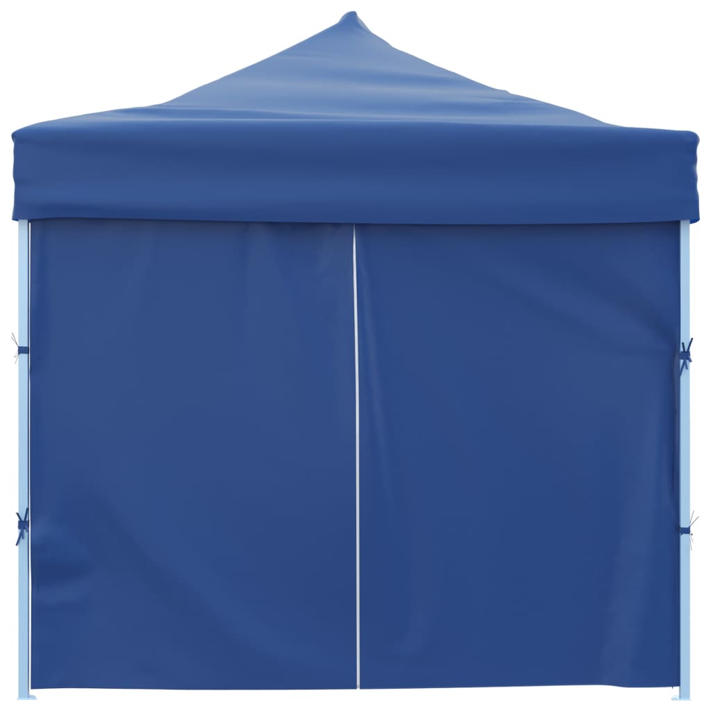 Vouwtent Pop-Up Met 8 Zijwanden 870X291X315 Cm Blauw