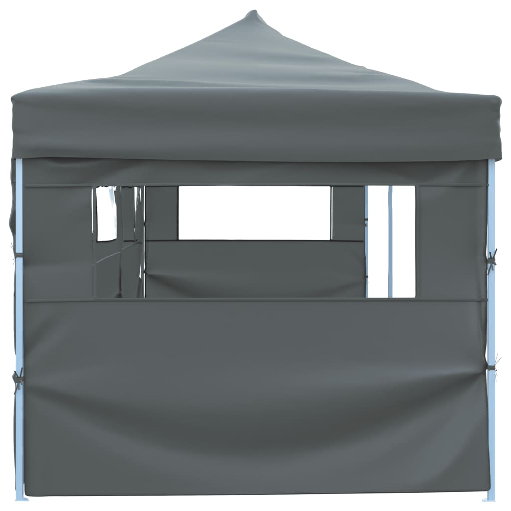 Vouwtent Pop-Up Met 5 Zijwanden 870X291X315 Cm Antraciet