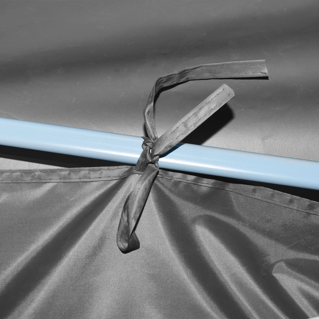Vouwtent Pop-Up Met 8 Zijwanden 870X291X315 Cm Antraciet