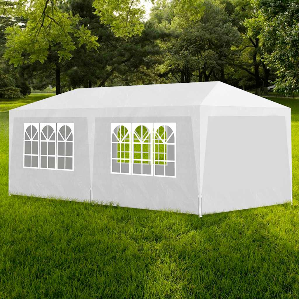 Partytent 600 X 300 X 255 Cm Pe En Staal