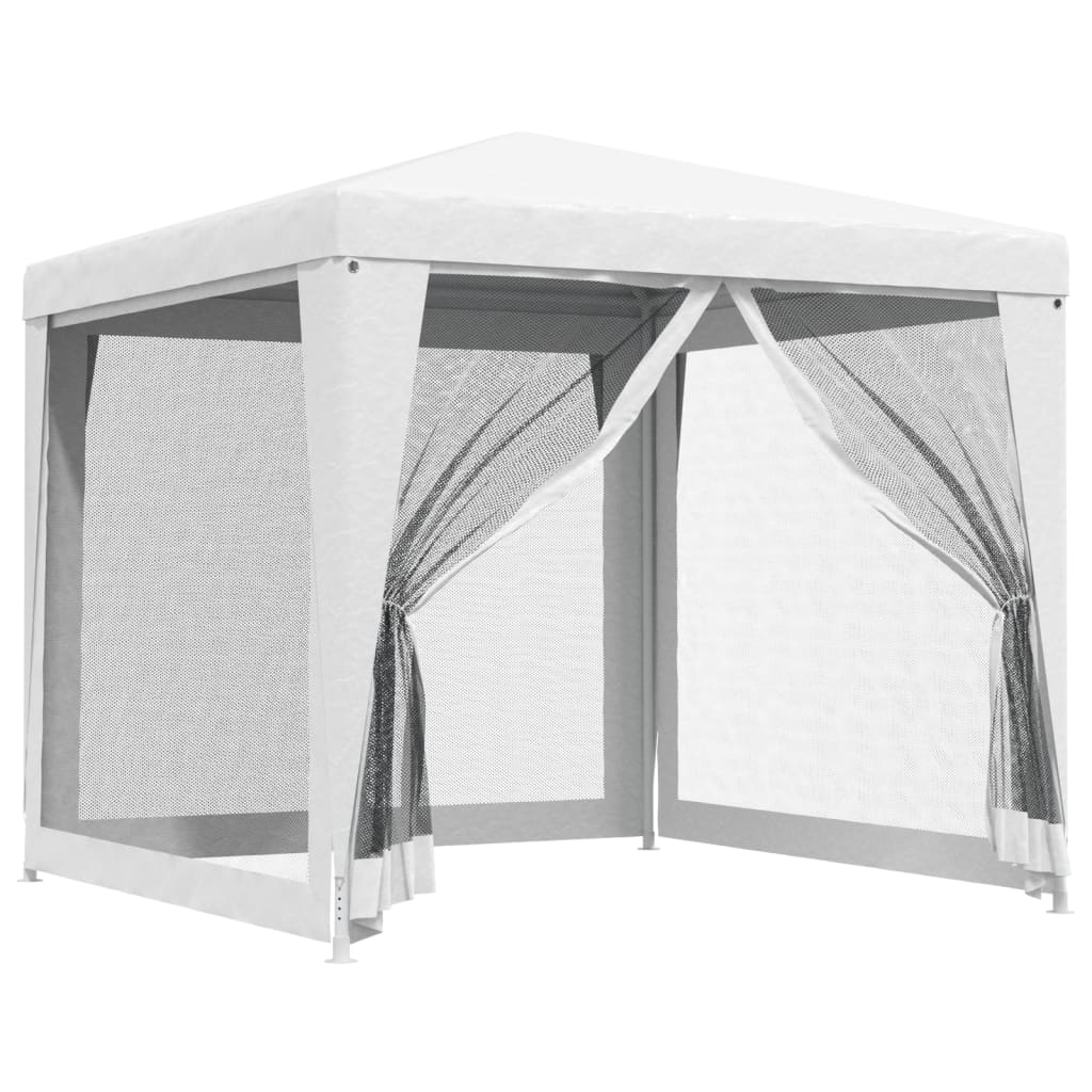 Partytent Met 4 Mesh Zijwanden 2,5X2,5 M