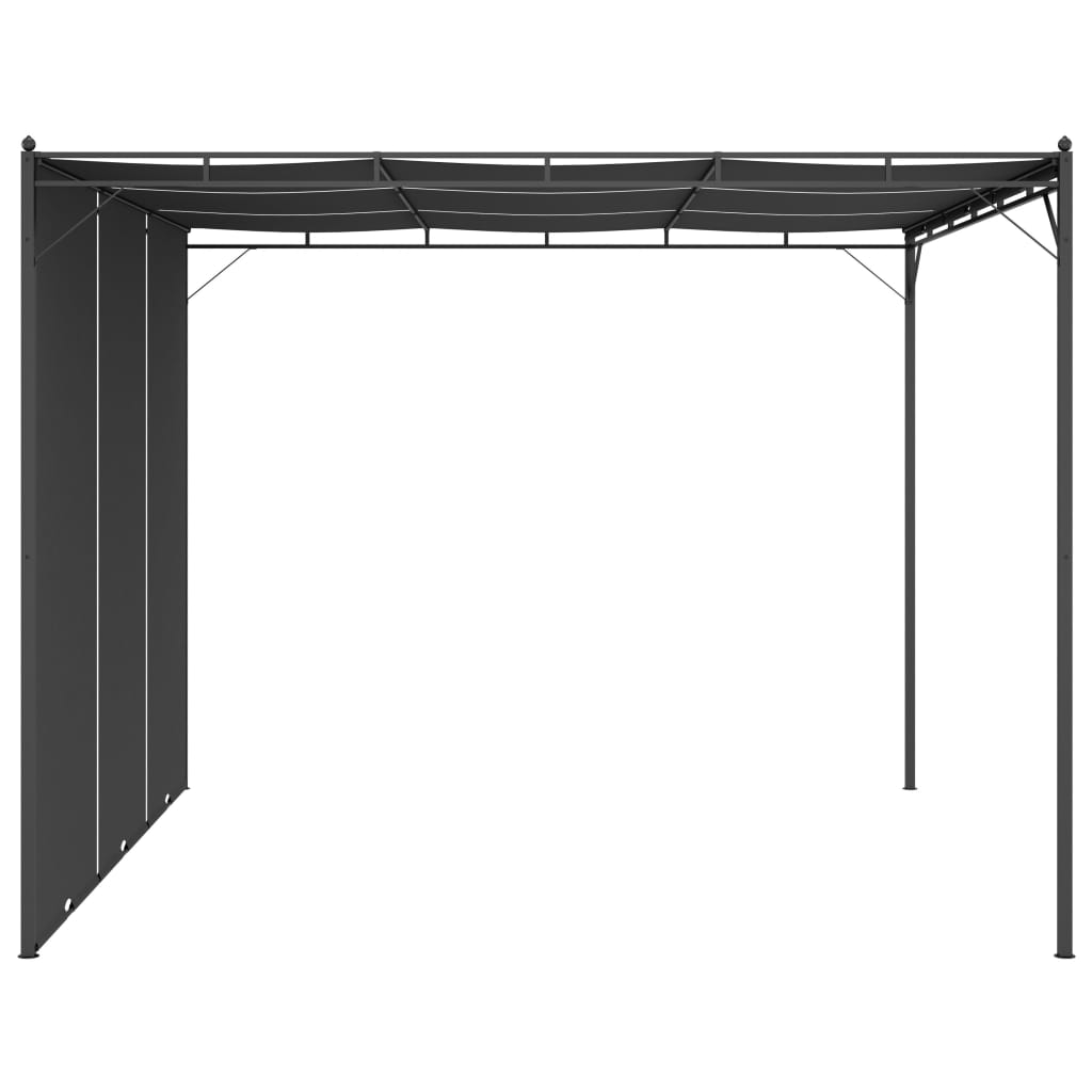 Tuinprieel Met Zijgordijn 3X3X2,25 M