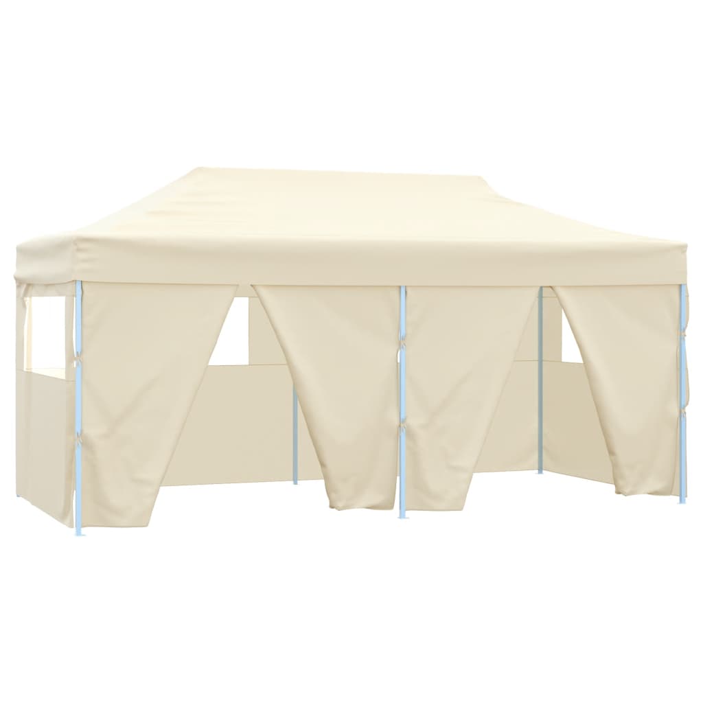 Partytent Met 4 Zijwanden Inklapbaar 3X6 M Staal