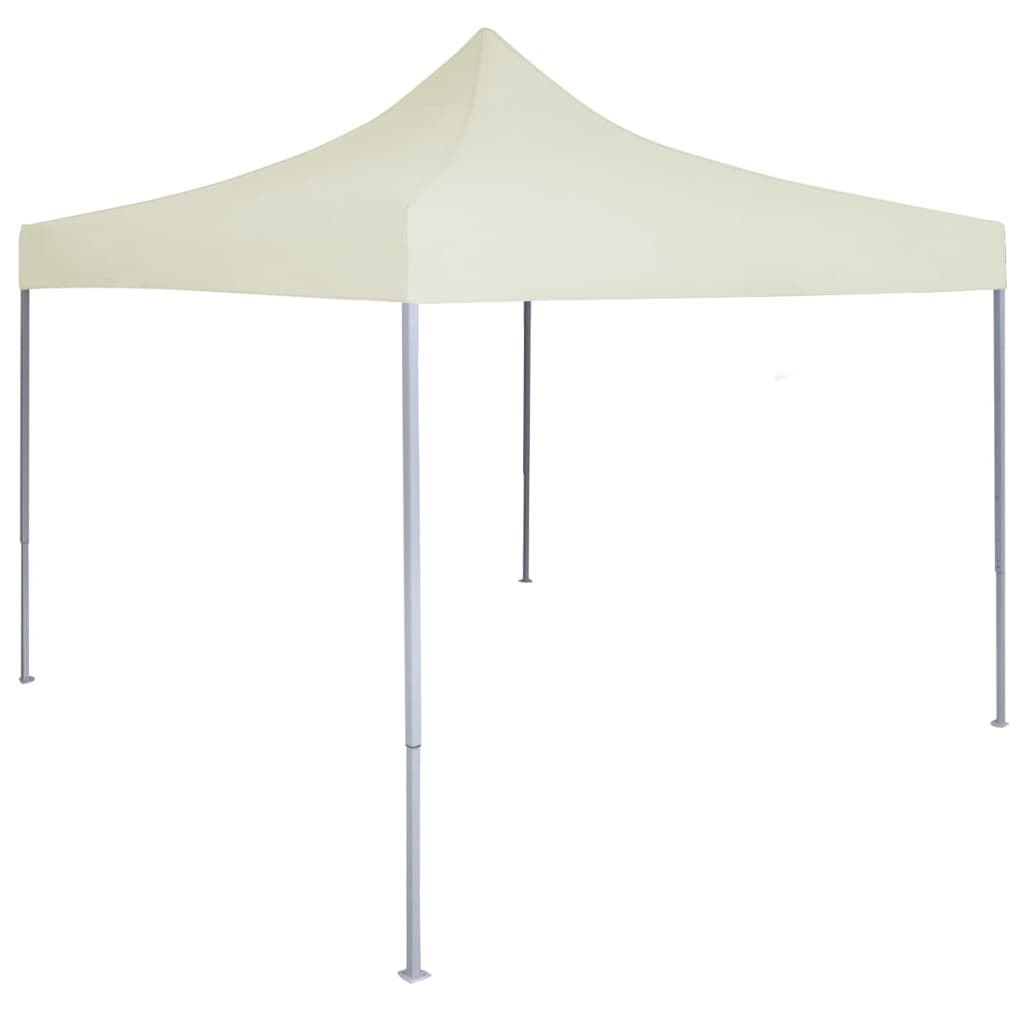 Partytent Professiol Inklapbaar 2X2 M Staal Crème