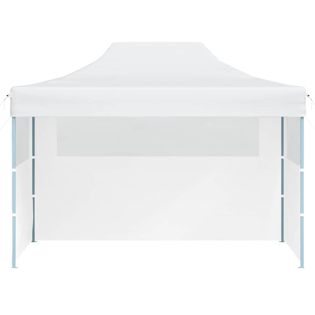 Partytent Met 3 Zijwanden Inklapbaar 280X410X315 Cm Staal