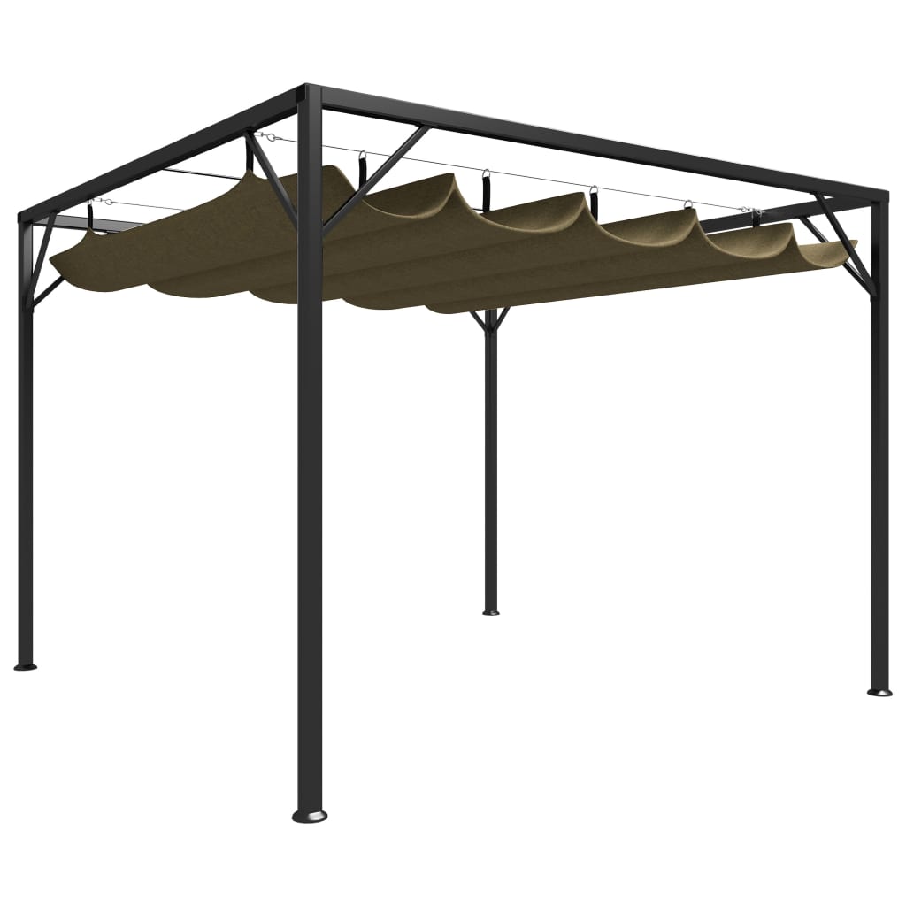 Tuinpaviljoen Met Inschuifbaar Dak