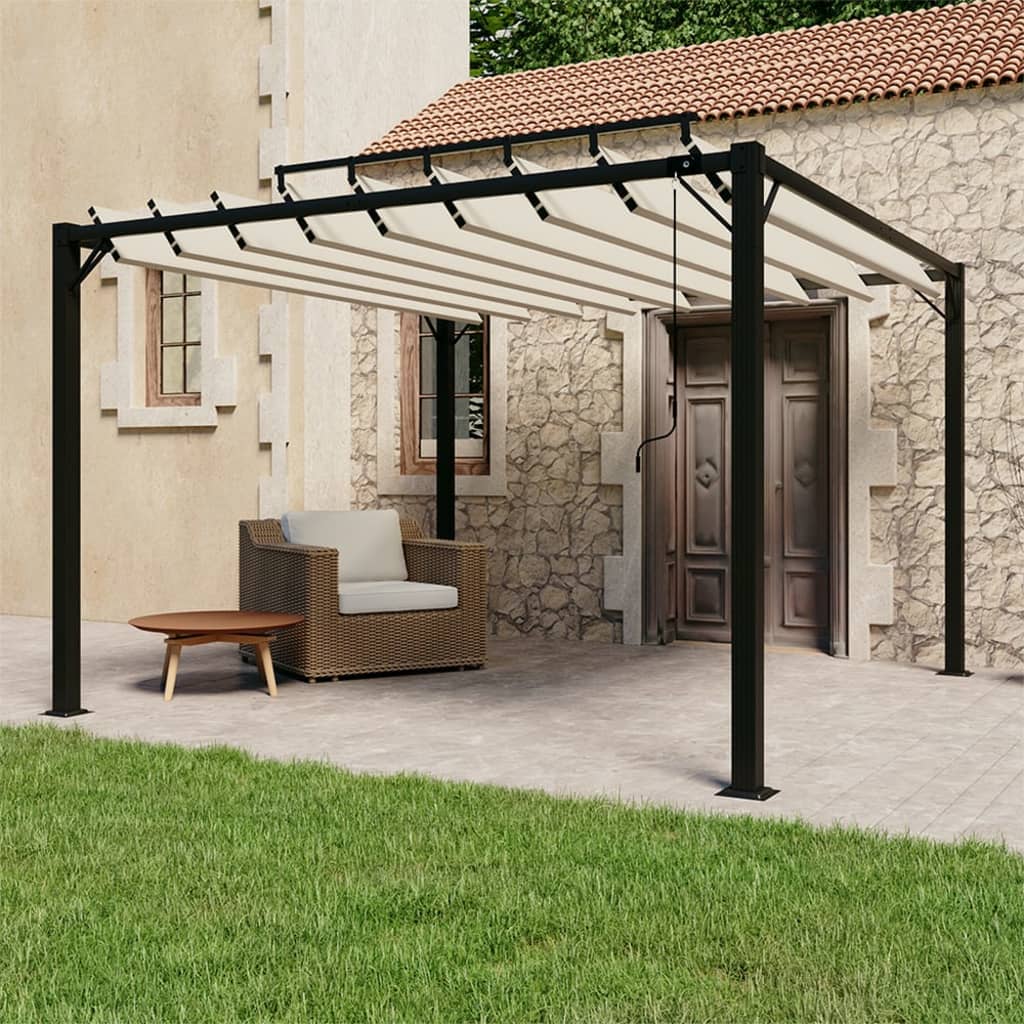 Gazebo Met Louvrezend Dak 3 X 4 X 2,14 M