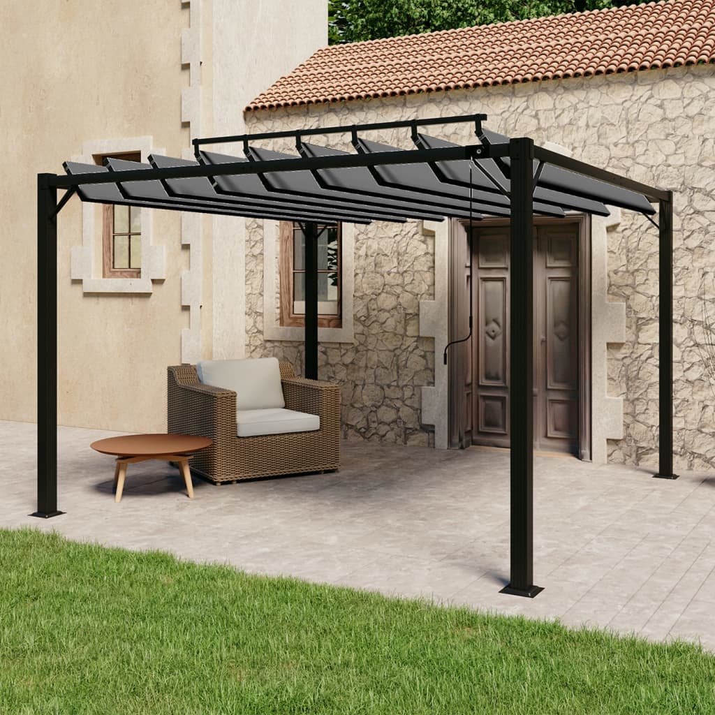 Gazebo Met Louvrezend Dak 3 X 4 X 2,14 M
