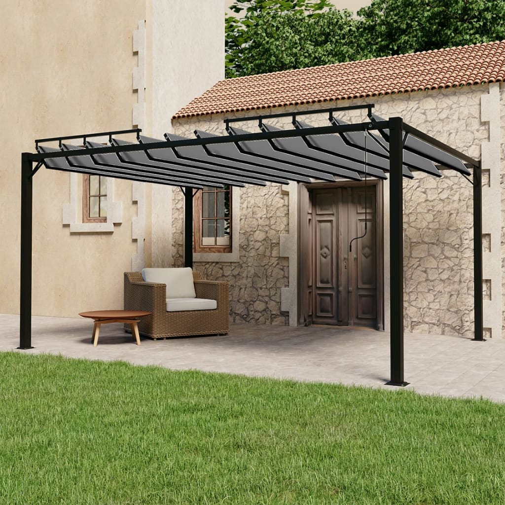 Gazebo Met Louvrezend Dak 3 X 4 X 2,14 M
